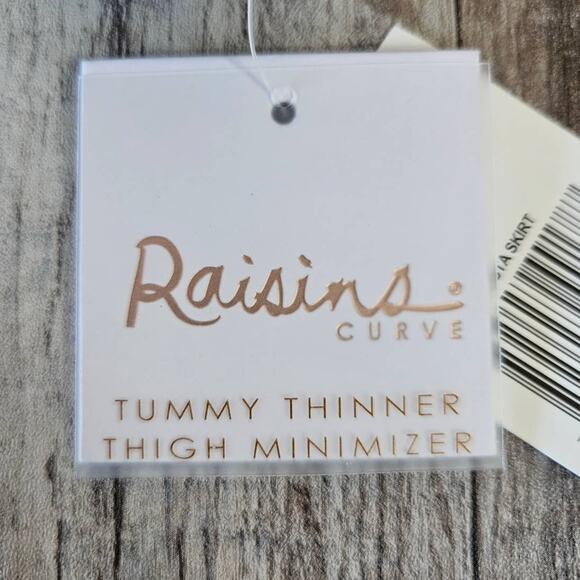 NWT Raisins Curve Swim Skirt Minimizer Costa Ruched Vacation Beach Turquoise 16W - Picture 8 of 9